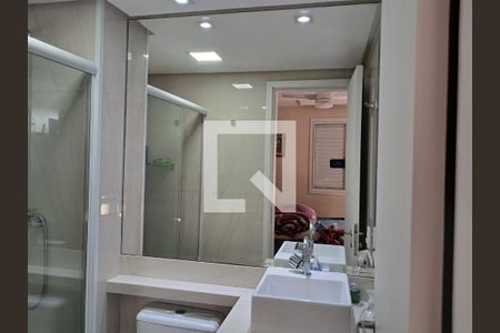 Banheiro de apartamento à venda com 3 quartos, 69m² em Vila Metalúrgica, Santo André