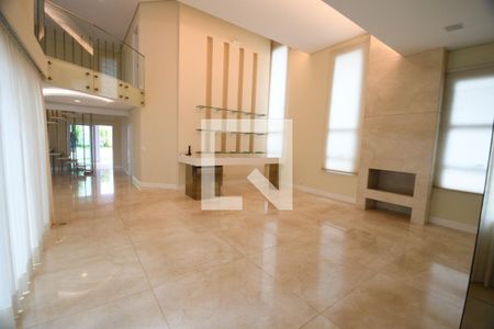 Sala de casa de condomínio para alugar com 4 quartos, 420m² em Loteamento Alphaville Campinas, Campinas