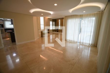 Sala de casa de condomínio para alugar com 4 quartos, 420m² em Loteamento Alphaville Campinas, Campinas