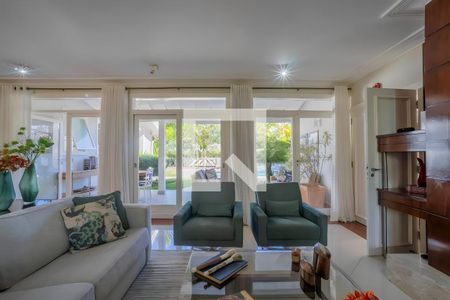 Sala de casa de condomínio à venda com 4 quartos, 600m² em Sítios de Recreio Gramado, Campinas