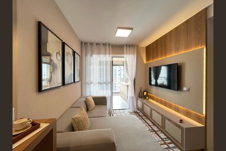 Sala de apartamento para alugar com 2 quartos, 69m² em City América, São Paulo