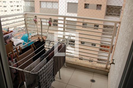 Varanda da Sala de apartamento à venda com 2 quartos, 61m² em Vila Dom Pedro I, São Paulo