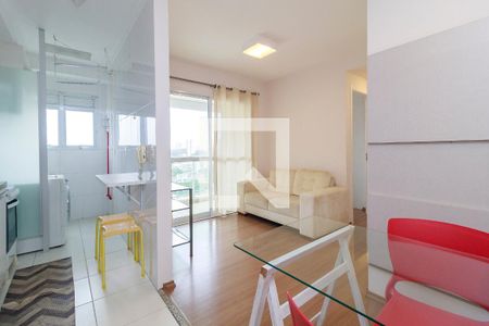 Sala de apartamento para alugar com 1 quarto, 38m² em Santo Amaro, São Paulo