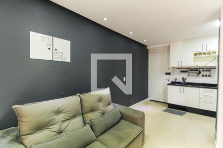 Sala/Cozinha de apartamento para alugar com 1 quarto, 34m² em Sé, São Paulo