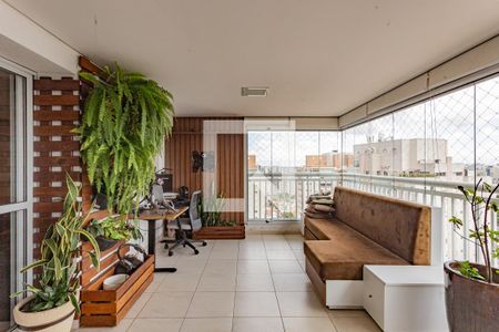 Varanda gourmet de apartamento à venda com 3 quartos, 143m² em Vila Gumercindo, São Paulo