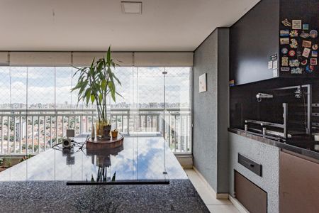 Varanda gourmet de apartamento à venda com 3 quartos, 143m² em Vila Gumercindo, São Paulo