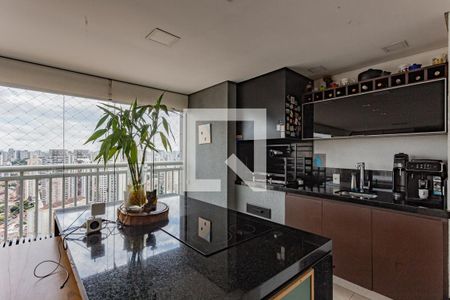 Varanda gourmet de apartamento à venda com 3 quartos, 143m² em Vila Gumercindo, São Paulo