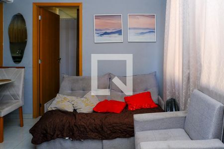 sala de apartamento para alugar com 1 quarto, 47m² em Heliópolis, Belford Roxo