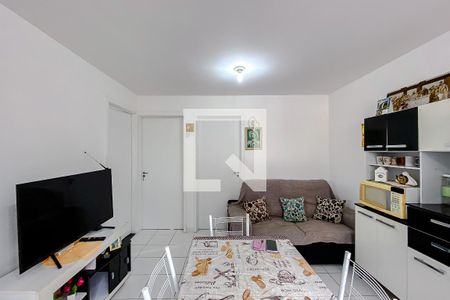 Sala/Cozinha de apartamento à venda com 1 quarto, 43m² em Vila do Encontro, São Paulo