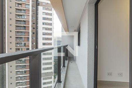 Varanda de kitnet/studio à venda com 1 quarto, 31m² em Jardim das Acacias, São Paulo