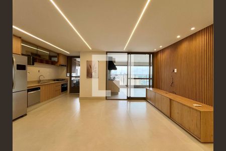 Sala de apartamento para alugar com 3 quartos, 127m² em Cambuí, Campinas