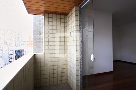 Varanda da Sala de apartamento para alugar com 3 quartos, 100m² em Lourdes, Belo Horizonte