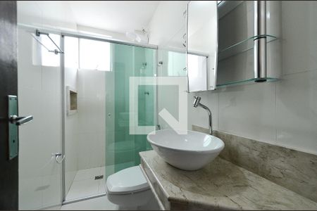 Banheiro Suíte de apartamento para alugar com 3 quartos, 70m² em Santa Cruz, Belo Horizonte