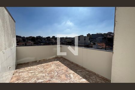 Sala - Sala de Jantar Varanda de apartamento para alugar com 2 quartos, 53m² em Vila Linda, Santo André
