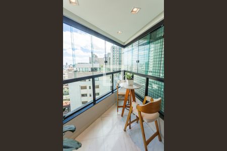 Varanda na Sala de apartamento à venda com 3 quartos, 252m² em Sion, Belo Horizonte