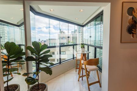 Varanda na Sala de apartamento à venda com 3 quartos, 252m² em Sion, Belo Horizonte