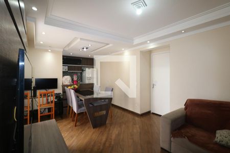 Sala de apartamento para alugar com 2 quartos, 50m² em Piraporinha, Diadema