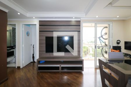 Sala de apartamento para alugar com 2 quartos, 50m² em Piraporinha, Diadema
