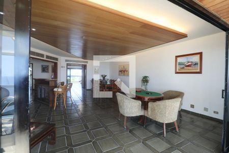 Sala de apartamento para alugar com 5 quartos, 355m² em Jardim Asturias, Guarujá