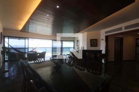 Sala de apartamento para alugar com 5 quartos, 355m² em Jardim Asturias, Guarujá