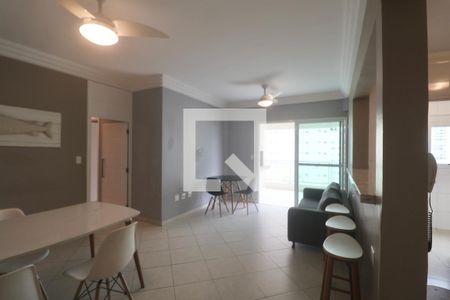 Sala de apartamento para alugar com 3 quartos, 114m² em Balneario Cidade Atlantica, Guarujá