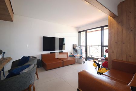 Sala de apartamento para alugar com 3 quartos, 81m² em Val Paraiso, Santo André