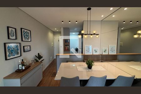Sala - Sala de Jantar de apartamento à venda com 2 quartos, 54m² em Vila Humaita, Santo André