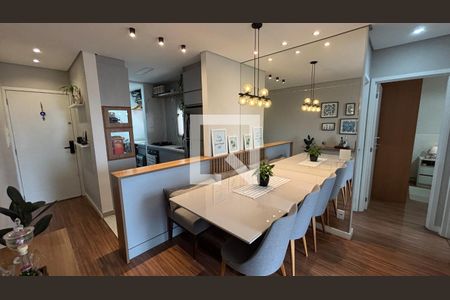 Sala - Sala de Jantar de apartamento à venda com 2 quartos, 54m² em Vila Humaita, Santo André