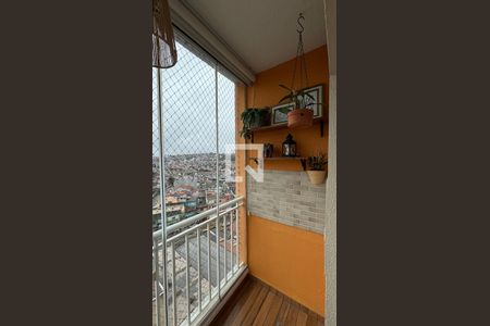Sala - Sala de Jantar Varanda de apartamento à venda com 2 quartos, 54m² em Vila Humaita, Santo André