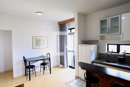 Sala/Cozinha de apartamento à venda com 1 quarto, 45m² em Funcionários, Belo Horizonte