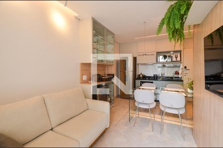 Sala Ambientes de apartamento à venda com 2 quartos, 57m² em Centro, Belo Horizonte