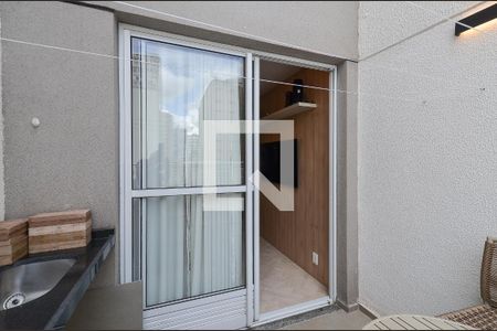 Varanda  de apartamento à venda com 2 quartos, 57m² em Centro, Belo Horizonte