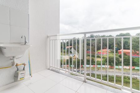 Varanda da Sala/Área de Serviço de apartamento para alugar com 2 quartos, 42m² em Vila Varela, Poá