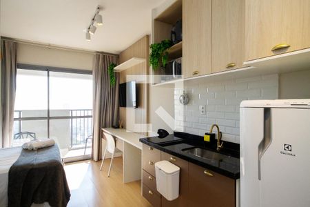 Vista Geral de kitnet/studio para alugar com 1 quarto, 25m² em Consolação, São Paulo
