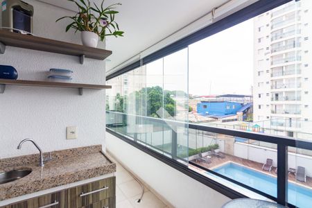 Varanda  de apartamento à venda com 2 quartos, 63m² em Centro, Osasco