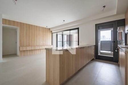 Sala/Cozinha de apartamento à venda com 2 quartos, 85m² em Pinheiros, São Paulo