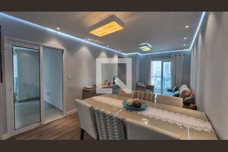 Sala de apartamento para alugar com 3 quartos, 92m² em Campestre, Santo André