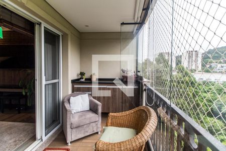 Varanda de apartamento para alugar com 3 quartos, 140m² em Tamboré, Santana de Parnaíba