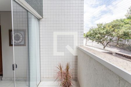 Varanda da Sala de apartamento à venda com 3 quartos, 130m² em Graça, Belo Horizonte
