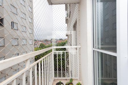 Varanda da Sala  de apartamento para alugar com 2 quartos, 57m² em Vila Nova Curuca, São Paulo
