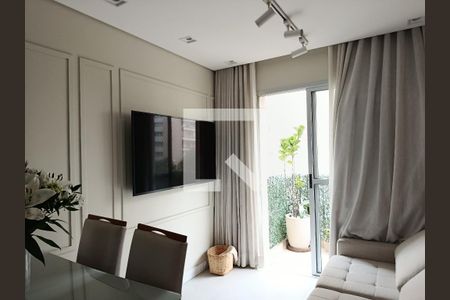 Sala de apartamento à venda com 1 quarto, 49m² em Cerqueira César, São Paulo