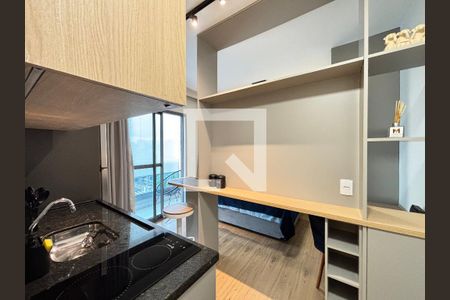 Studio de kitnet/studio para alugar com 1 quarto, 25m² em Indianópolis, São Paulo