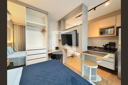 Studio de kitnet/studio para alugar com 1 quarto, 25m² em Indianópolis, São Paulo