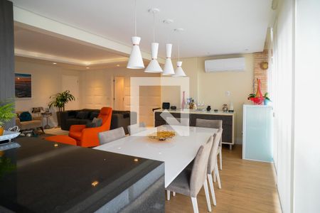 Varanda Goumert de apartamento à venda com 3 quartos, 124m² em Vila Gumercindo, São Paulo