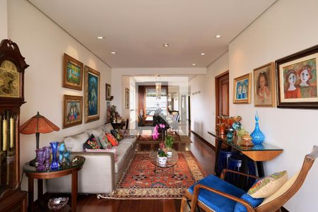 Sala de apartamento à venda com 4 quartos, 320m² em Funcionários, Belo Horizonte