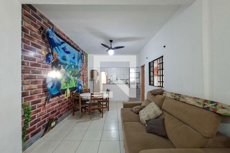 Sala de casa para alugar com 2 quartos, 203m² em Vila Balnearia, Praia Grande