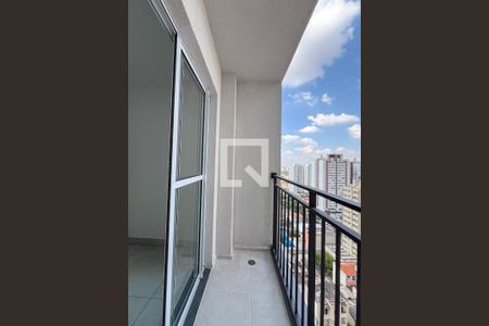 Sacada da Sala/cozinha de apartamento para alugar com 2 quartos, 37m² em Ipiranga, São Paulo