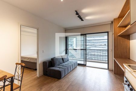 Sala de apartamento à venda com 1 quarto, 43m² em Santa Ifigênia, São Paulo