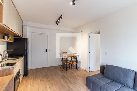 Sala de apartamento à venda com 1 quarto, 43m² em Santa Ifigênia, São Paulo