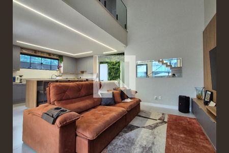 Sala  de casa de condomínio à venda com 4 quartos, 190m² em Vargem Pequena, Rio de Janeiro